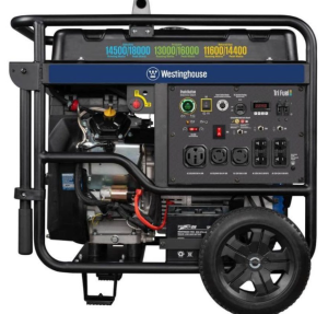Westinghouse 18,000/14,500-Watt Tri-Fuel Gas, Propane, Natural Gas Powered Portable Generator