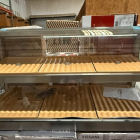 Koolmore 40 in. Glass Countertop Dry Bakery Display Case with Two Shelves and Bamboo Trays, 5.3 cu. ft