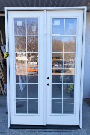 Jeld-Wen French Door 60x96 R/H In swing Full Lite 12 Panels Fiberglass