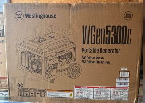 Westinghouse WGen5300c Generator with CO Sensor