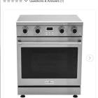 Magic Chef 30 in. 4-Element Slide-In Electric Range in Stainless Steel with Convection