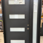 Feather River Front Door 51 x 80 4L Narrow Craft Midd with one Sidelight Full Lite Sl Privacy Jamb With 6 9/16 in swing