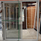 Dusco Patio Sliding Door 72 x 80 Dual Operational Door with screen