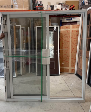 Dusco Patio Sliding Door 72 x 80 Dual Operational Door with screen