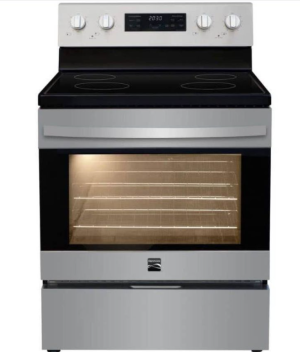 KENMORE 30 in. 5 cu. ft. Rear Control Smooth Top Electric Range with Air fry and True Convection