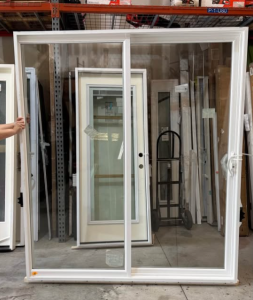 JELD-WEN72 in. x 80 in. V-4500 White Vinyl Left-Hand Full Lite Sliding Patio Door